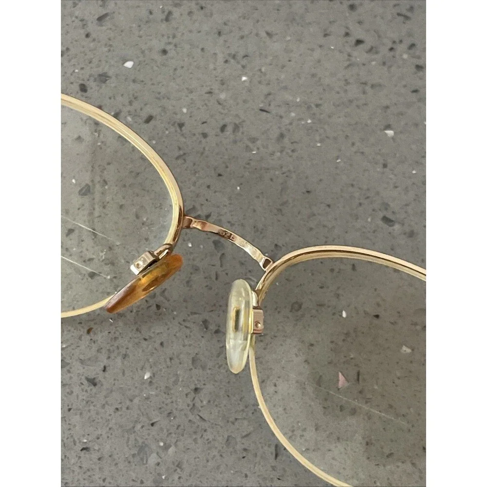 LUXOTTICA LU 2209 G505 GOLD MULTICOLOR EYEGLASSES GLASSES FRAMES ONLY 52-19-135